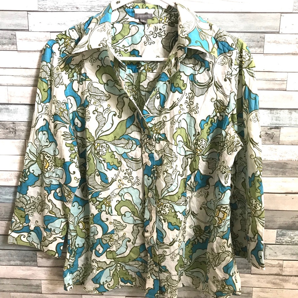 Ann Taylor 3/4 sleeve women’s blouse size 12